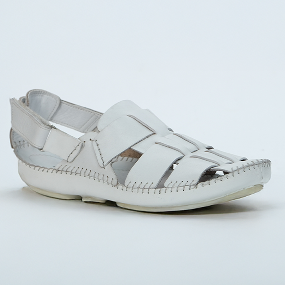 TOGGA 2052 DERİ ERKEK SANDALET-BEYAZ