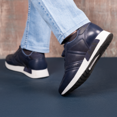 TOGGA 2002-3 DERİ ERKEK SPOR SNEAKER AYAKKABI 43 - Lacivert
