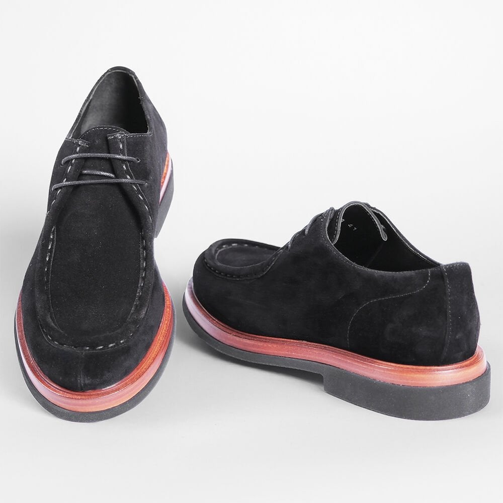 TOGGA 21F0053 KLASİK CASUAL ERKEK AYAKKABI 40 - Süet Siyah