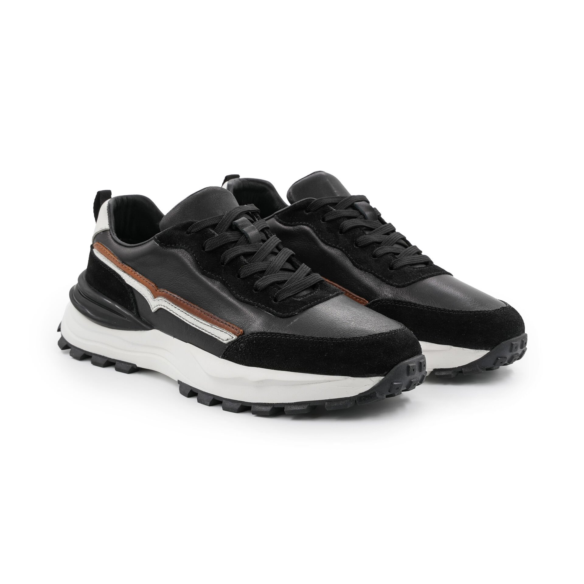 TOGGA 2359 ERKEK SPOR AYAKKABI-SİYAH BEYAZ