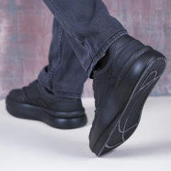 TOGGA 2500 ERKEK DERİ SNEAKER AYAKKABI 43 - Siyah