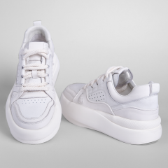 TOGGA 2500 ERKEK DERİ SNEAKER AYAKKABI 43 - K. Beyaz