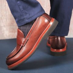 TOGGA 21F0052 KLASİK CASUAL ERKEK AYAKKABI 44 - Kahverengi