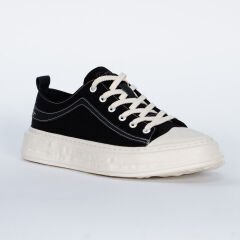 TOGGA 2433 CASUAL ERKEK YAKKABI-SİYAH BEYAZ