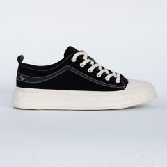 TOGGA 2433 CASUAL ERKEK YAKKABI-SİYAH BEYAZ