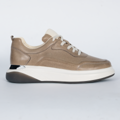 TOGGA 2434 DERİ ERKEK SNEAKER AYAKKABI-BADEM 40 - Badem