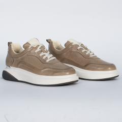 TOGGA 2434 DERİ ERKEK SNEAKER AYAKKABI-BADEM 42 - Badem