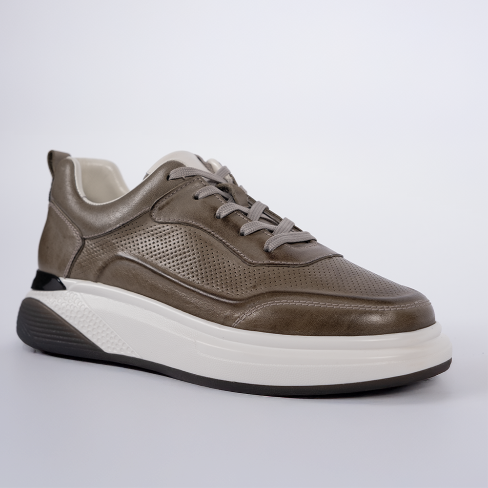 TOGGA 2434 DERİ ERKEK SNEAKER AYAKKABI-HAKİ