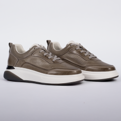TOGGA 2434 DERİ ERKEK SNEAKER AYAKKABI-HAKİ