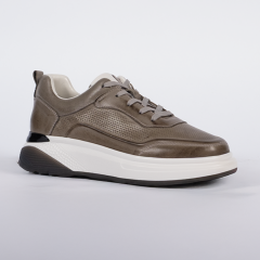 TOGGA 2434 DERİ ERKEK SNEAKER AYAKKABI-HAKİ
