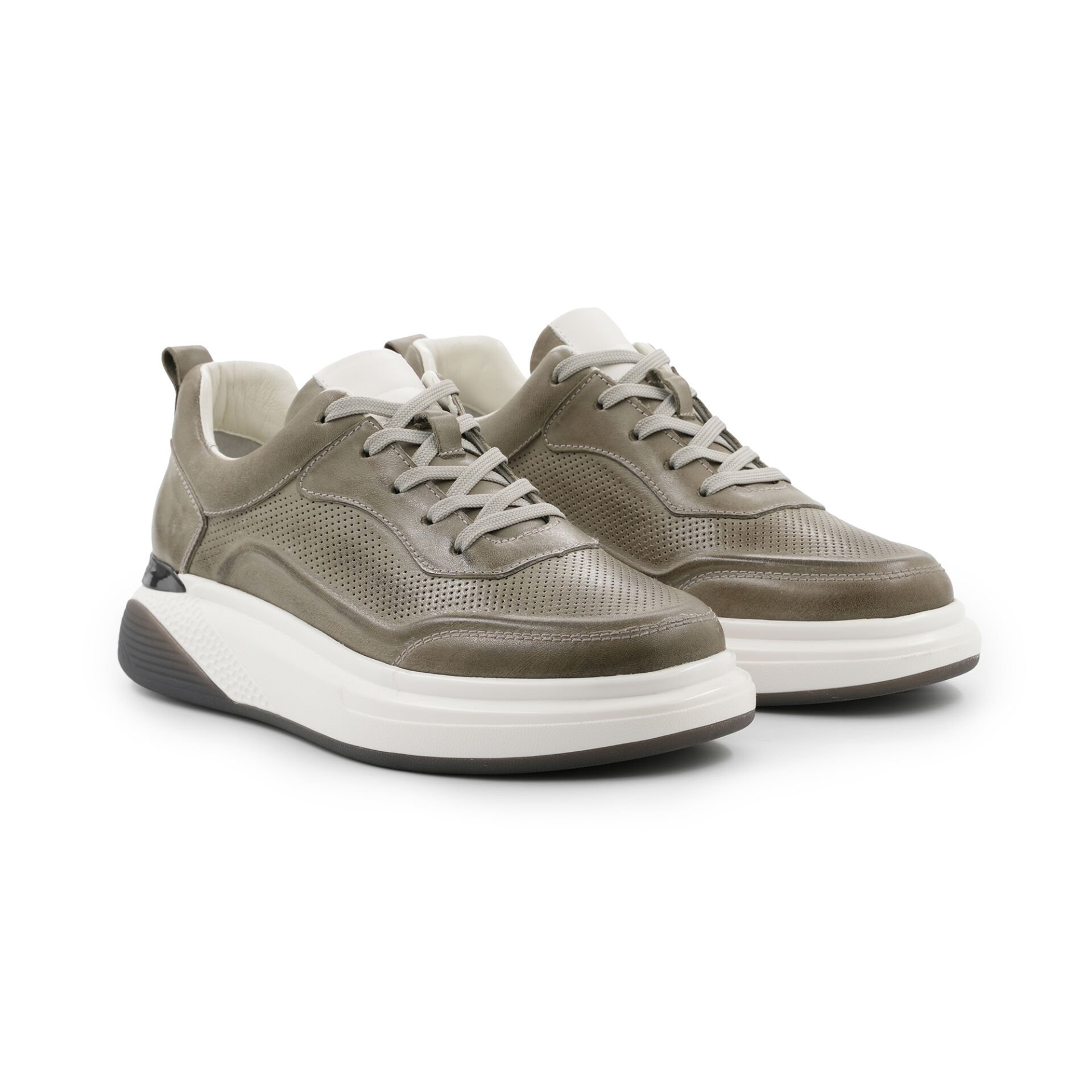 TOGGA 2434 DERİ ERKEK SNEAKER AYAKKABI-HAKİ