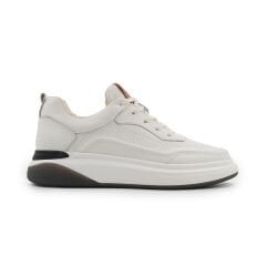 TOGGA 2434 DERİ ERKEK SNEAKER AYAKKABI-KİRLİ BEYAZ 42 - K. Beyaz