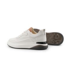 TOGGA 2434 DERİ ERKEK SNEAKER AYAKKABI-KİRLİ BEYAZ 43 - K. Beyaz