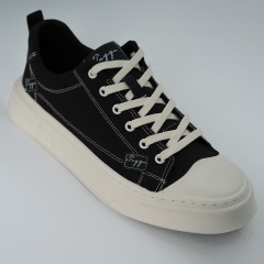 TOGGA 2475 SPOR CASUAL ERKEK AYAKKABI-SİYAH BEYAZ