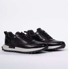 TOGGA 2509-1 ERKEK SNEAKER AYAKKABI-SİYAH 43 - Siyah