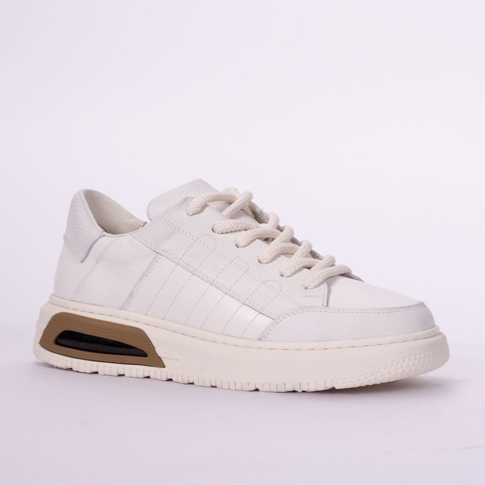 TOGGA 2510 ERKEK DERİ SNEAKER AYAKKABI-K.BEYAZ