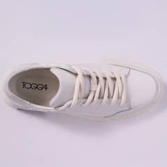 TOGGA 2510 ERKEK DERİ SNEAKER AYAKKABI-K.BEYAZ