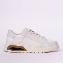 TOGGA 2510 ERKEK DERİ SNEAKER AYAKKABI-K.BEYAZ 42 - K. Beyaz