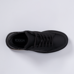 TOGGA 2510 ERKEK DERİ SNEAKER AYAKKABI-SİYAH 42 - Siyah