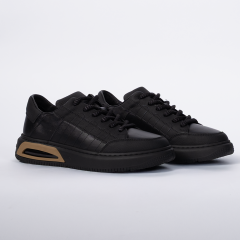 TOGGA 2510 ERKEK DERİ SNEAKER AYAKKABI-SİYAH 44 - Siyah