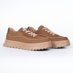 TOGGA 2538 SNEAKER İTHAL AYAKKABI-TABA 42 - Taba