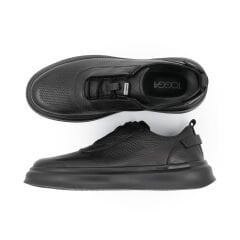 TOGGA 2553 CASUAL DERİ ERKEK AYAKKABI-SİYAH