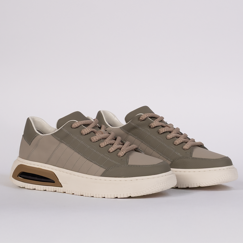 TOGGA 2510 ERKEK DERİ SNEAKER AYAKKABI-A.HAKİ