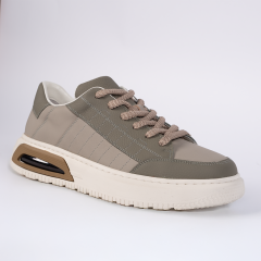 TOGGA 2510 ERKEK DERİ SNEAKER AYAKKABI-A.HAKİ 42 - Açık Haki