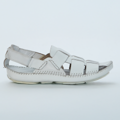 TOGGA 2052 DERİ ERKEK SANDALET-BEYAZ