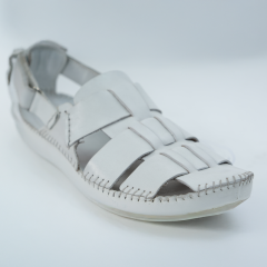 TOGGA 2052 DERİ ERKEK SANDALET-BEYAZ
