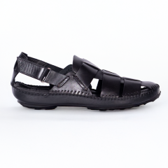 TOGGA 2052 DERİ ERKEK SANDALET-SİYAH