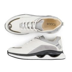 TOGGA 2323 DERİ ERKEK SPOR AYAKKABI-K.BEYAZ