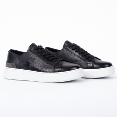 TOGGA 2341 SNEAKER ERKEK AYAKKABI-SİYAH 44 - Floter Siyah